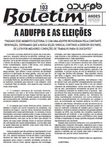 Boletim Adufpb 103