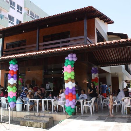 Dia das Crianças - Sede decorada com tema da festa