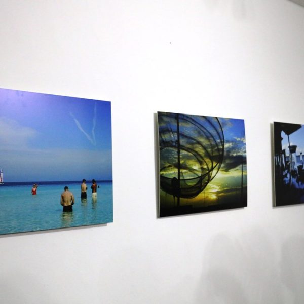 Da esquerda para a direito, o primeiro, o segundo e o terceiro lugar