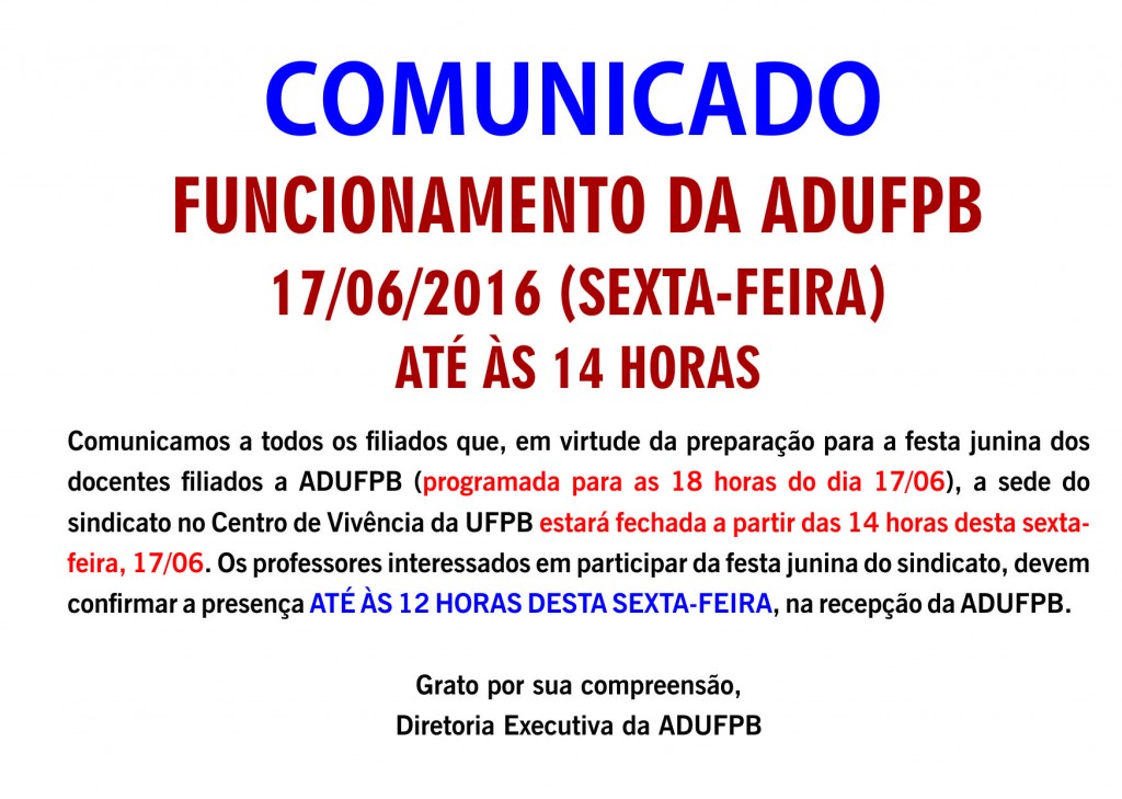 COMUNICADO_EXPEDIENTE ADUFPB