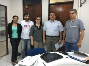 Alexandra Camilo, Marcelo Sitcovsky, Bernardina Maria, José Marcelino e Gustavo Barbosa