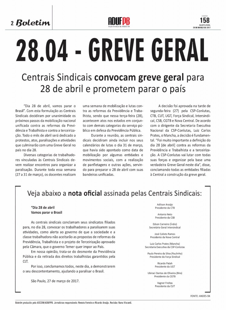boletim greve geral 2