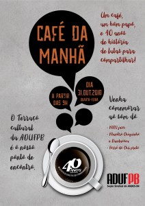 CARTAZ CAFÉ DA MANHÃ