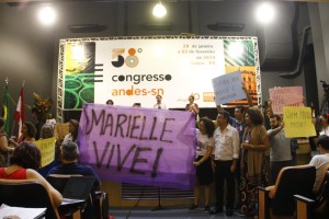 ato por marielle_38 Congresso do Andes