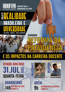 realidade brasileira e universidade - agosto 2019 areia e bananeiras