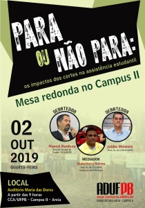 mesa rendonda em Areia - 2.10.2019