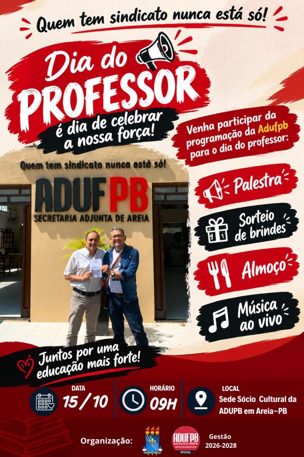 2026.10.15 – dia do professor em areia